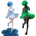 20 cm Anime Re ZERO Starting Life in Another World Rem Ram Nachtfluoreszenzversion Actionfigur Sammlung Modell Spielzeug Geschenk