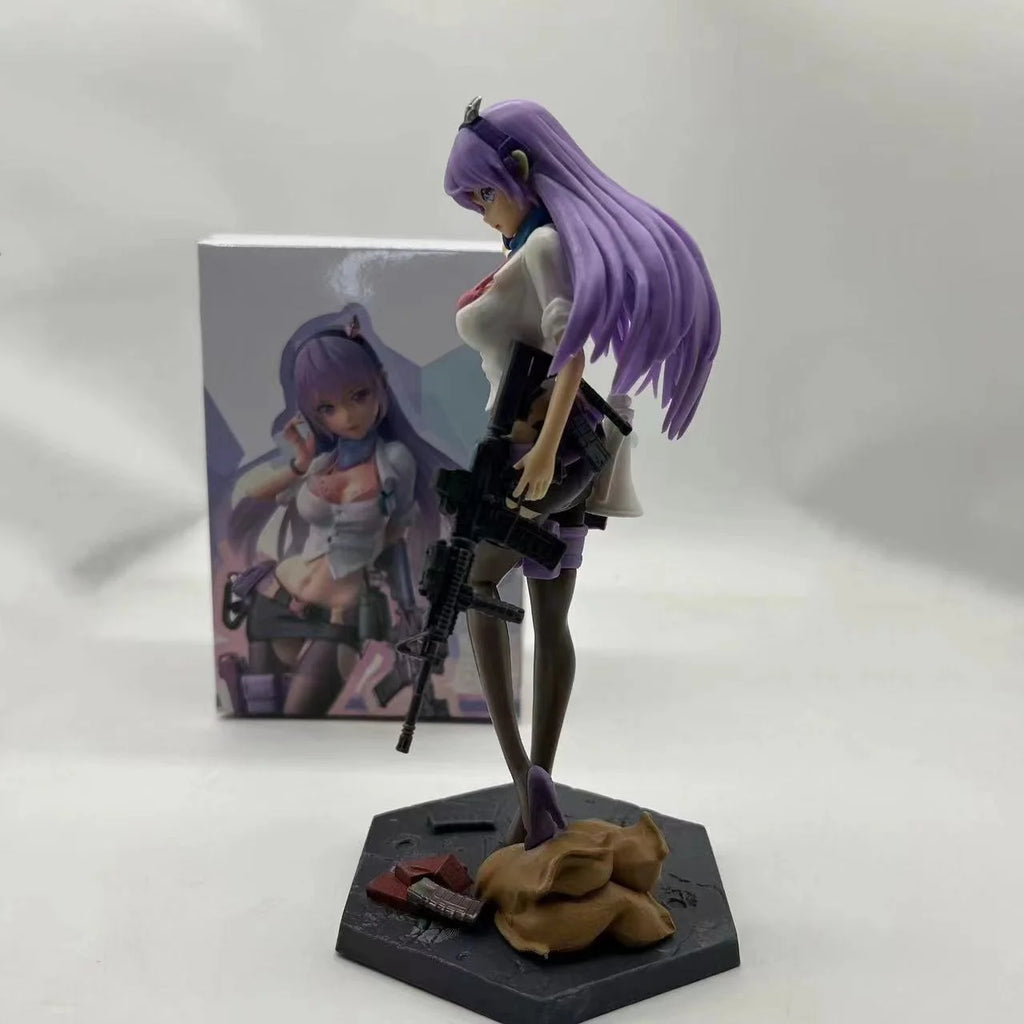 Anime After-School Battlefield Figuren Allrounder ELF Sexy Figur PVC Statue Modell Puppe Sammlerstück Zimmerdekoration Geschenk 21CM