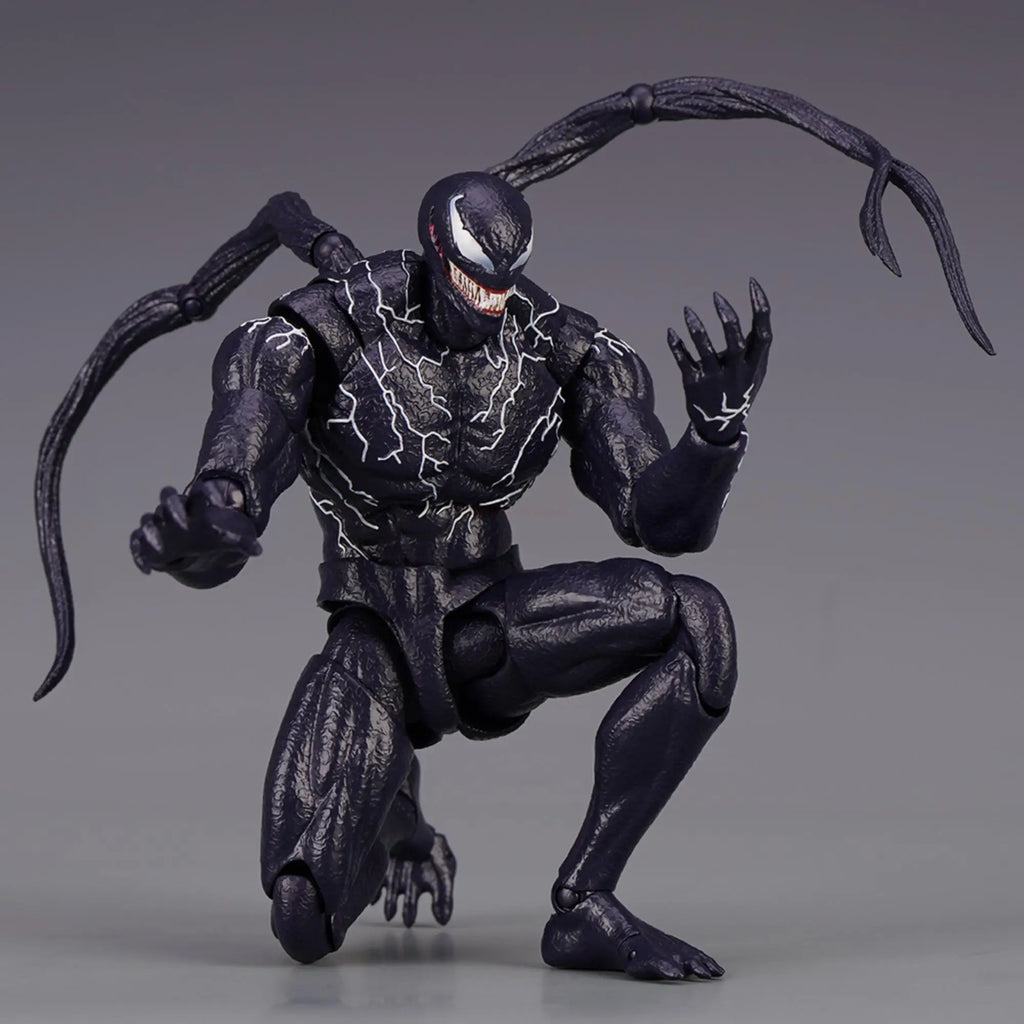 20cm Marvel Venom Shf Legends Action Figure Joint Movable Toys Change Face Statue Model Doll Collectible For Toy Gift
