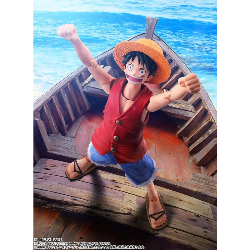 100% Original Bandai S.H.Figuarts SHF One Piece Monkey D. Luffy Romance Dawn In Stock Anime Action Collection Figures Model Toys