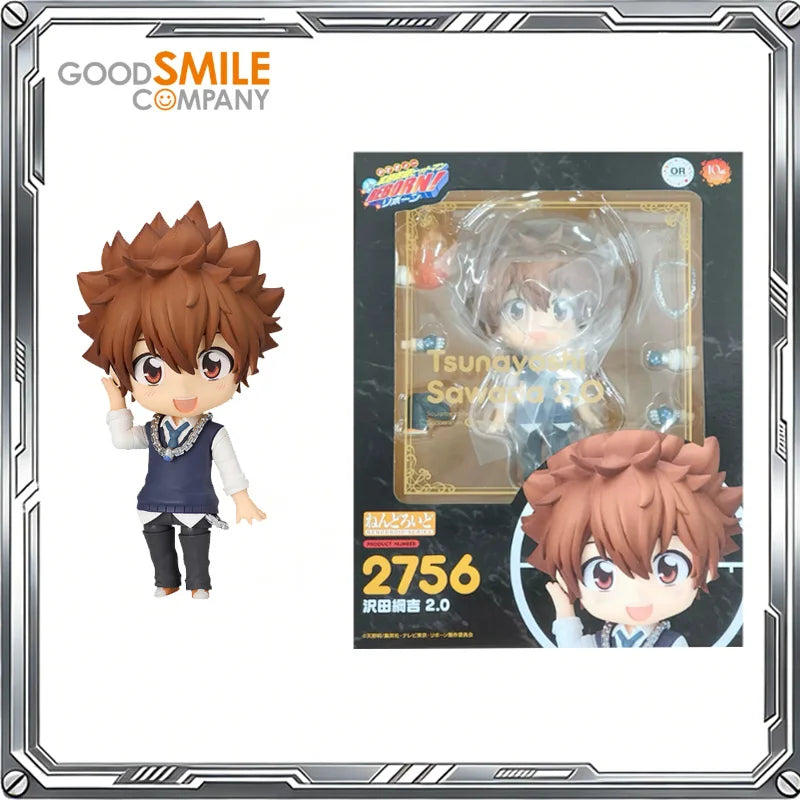 Good Smile Original Nendoroid REBORN! Anime Kyoya Hibari Tsunayoshi Sawada Hayato Gokudera Dino Action Figure Toys Model Gifts