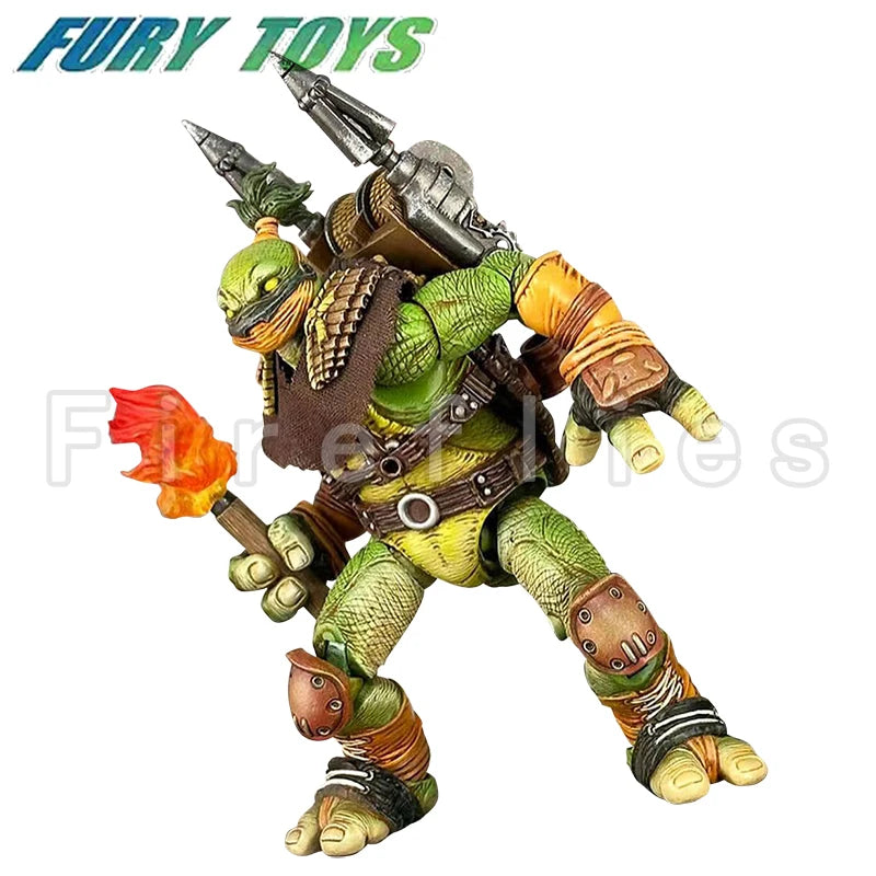 1/12 5inches Fury Toys Action Figure Wave 3 Rage Samurai Force Summer Anime Model