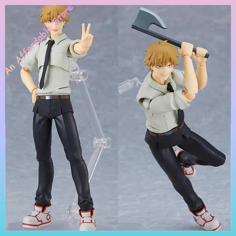 Action Figure Figma 586 Chainsaw Man Anime Figures Denji Action Figure Pochita Toys For Boys Gifts Collection Display