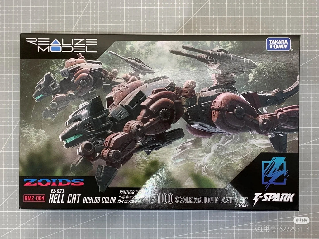 Hot Tspark Zoids Rmz-04 Hellcat Gelos Assembly Action Figure Collection Figurine Model Ornament  Toys
