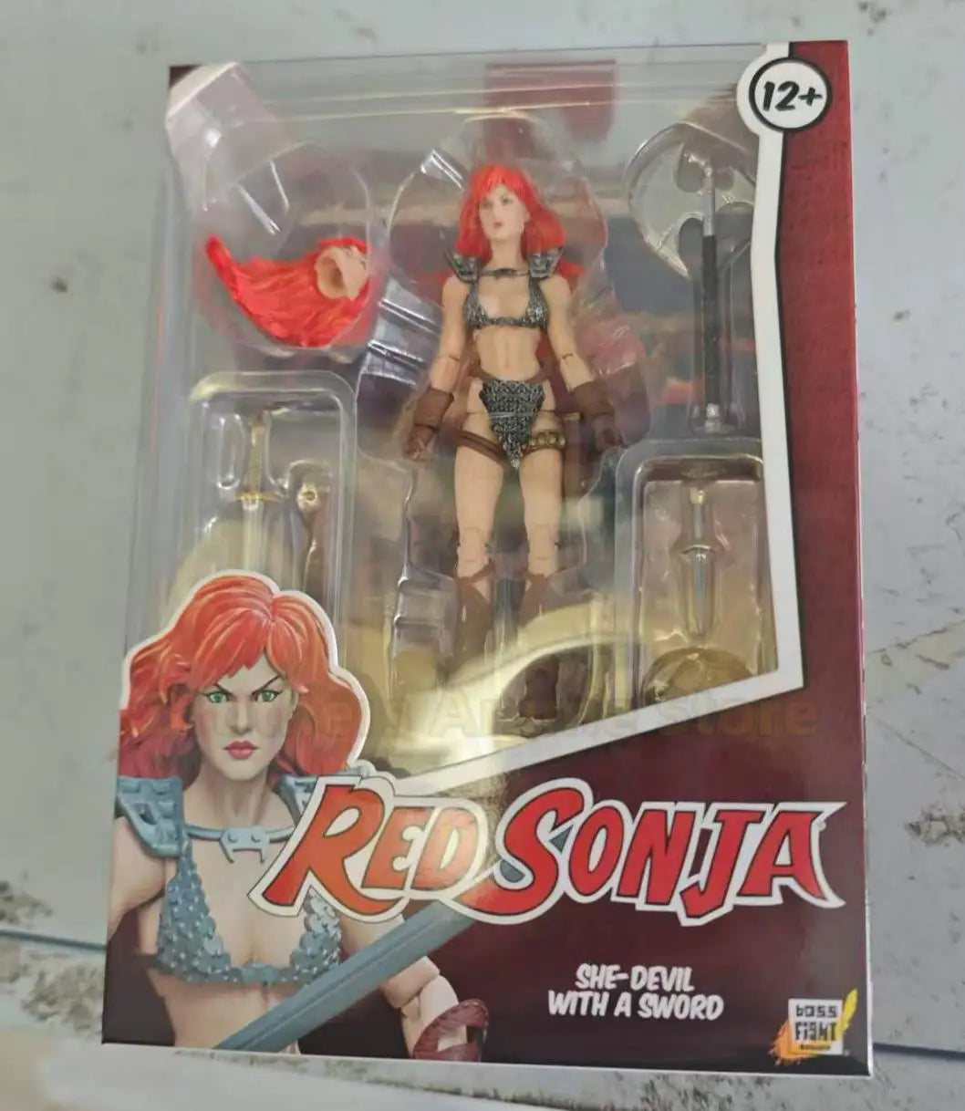 In stock Boss Strike 1/18 Deluxe Edition Red Sonia Action Doll Toy Collection Gift