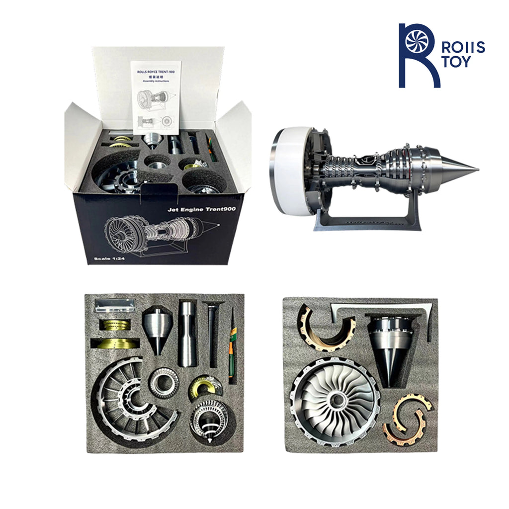 TR 900 Complete Turbofan Model 100 Plus Parts With Display Case Limited Edition For Serious Collectors