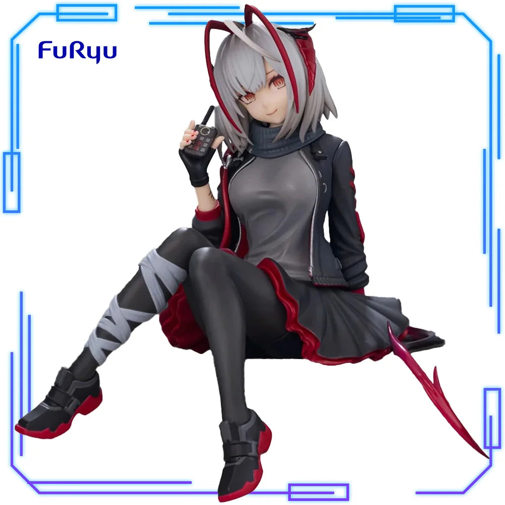 In Stock FuRyu Original Genuine Anime Game Arknights Wiš'adel W Noodle Stopper Figure 12cm Collections Model Toy Figures Gift