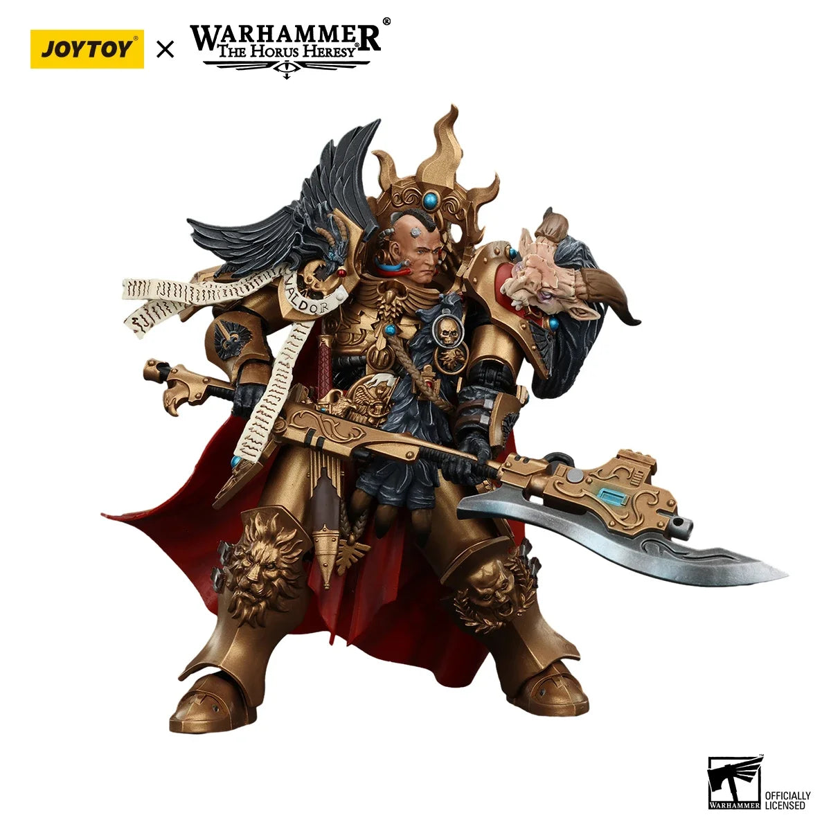 JOYTOY Warhammer 40K 1/18 Scale Collectible Action Figure -legio Custodes Constantin Valdor Captain Genera Anime Models Toy Gift