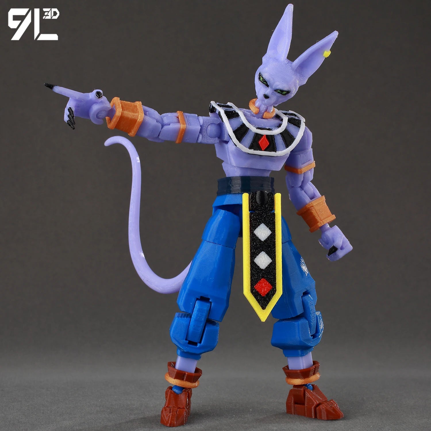 9L3D Action-Puppe Dummy13 T13 Beerus VS Goku Actionfiguren Ganzkörper bewegliches Stressabbau-Spielzeug Schreibtischdekor Geburtstagsgeschenke Titan13