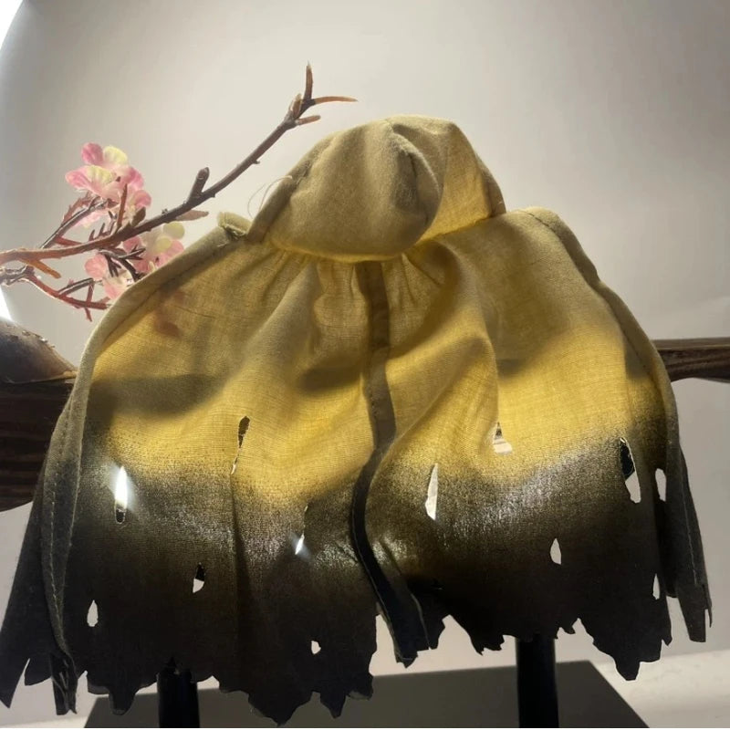 1/12 Scale Tactical Fabric Cloak Cape with Wire for Figma SHF Mecha Girl Action Figures Doll Outfit Display Accessories