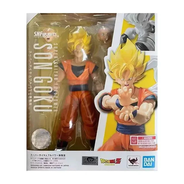 In Stock BANDAI S.H.Figuarts Son Gohan Vegeta Android 16 Frieza Turtle Dodoria Dragon Ball Z Action Figure Collection Gift