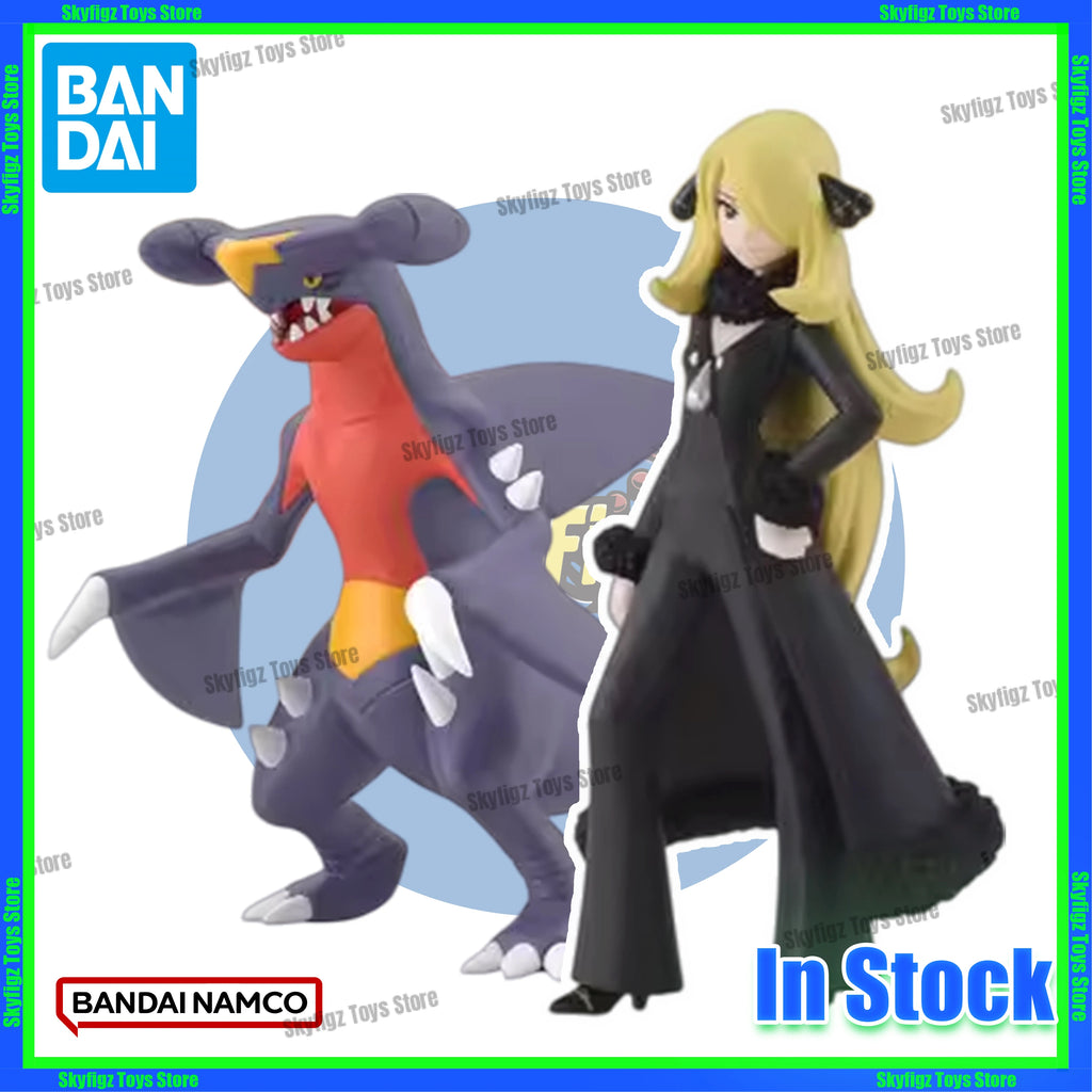 In stock Bandai Food and Toys Pokemon Scale World Bamboo Orchid Biting Land Shark Reprinted Action Figure Collection Gift