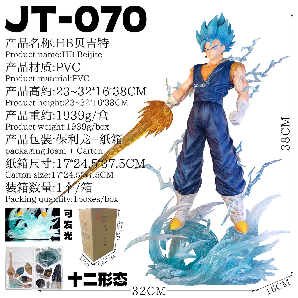 JT Statue Anime Dragon Ball Series Super Saiyan Goku Klin Trunks Figures Pvc Statue Collection Model Room Decoration Gift Toy