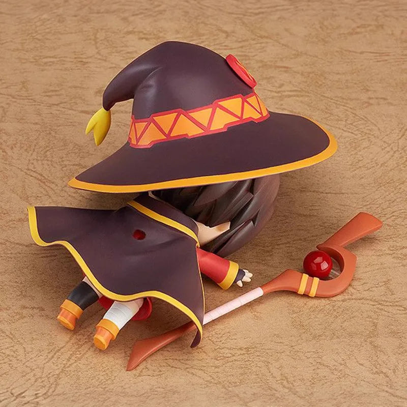 10cm Gsc Megumin No 725 Q Version Articulated Action Figure Collectible Anime Model Desktop Decor For Anime Fans Gift