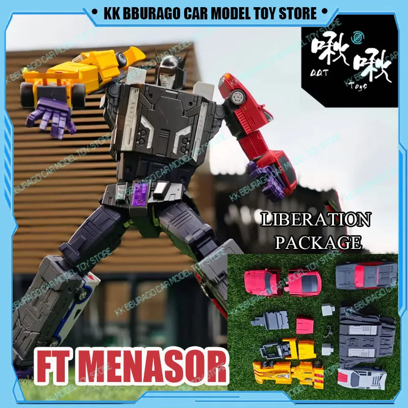 QQT Toys Liberation Packege With Fanstoys Mennasor Ft-31 Big Framework Skeleton Upgrade Kit Combiners Accessory Model Figures