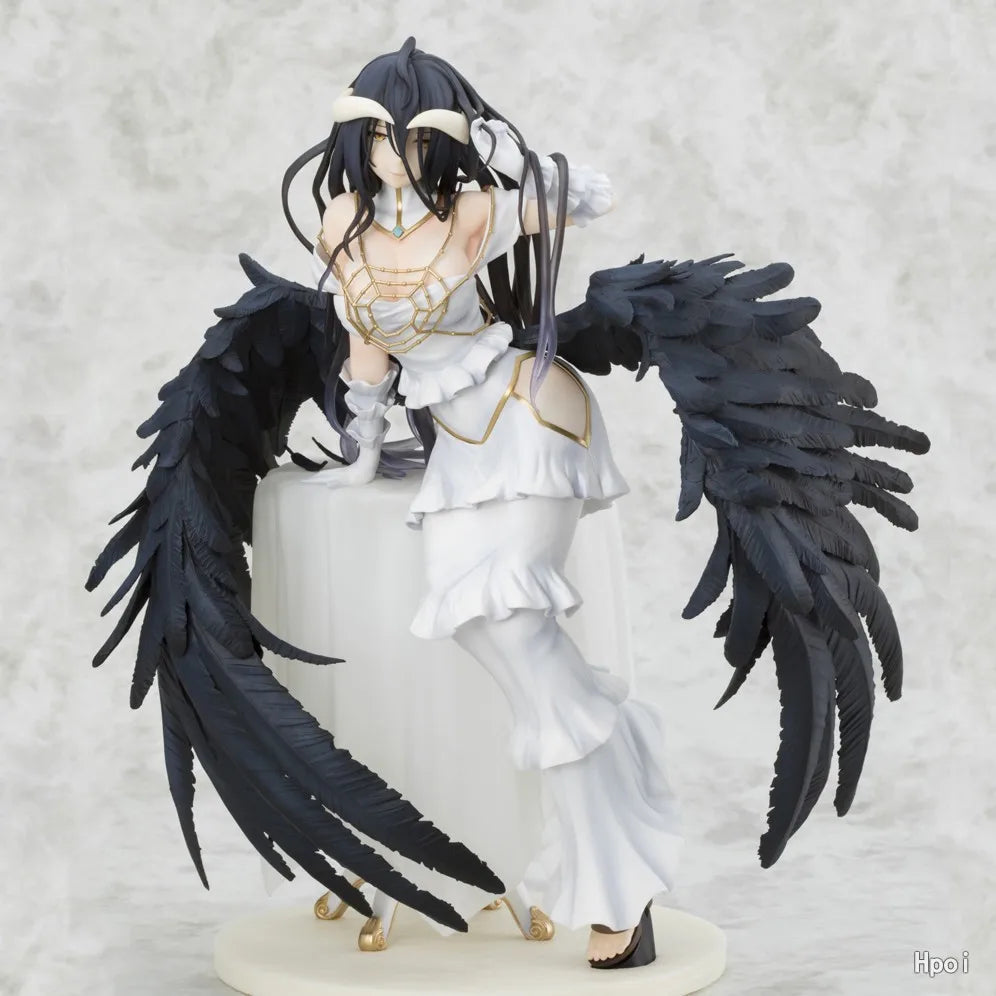 In stock F:NEX Genuine OVERLORD Ainz Ooal Gown Albedo 1/7 PVC Action Anime Figure Model Toys Figure Collection Doll Gift