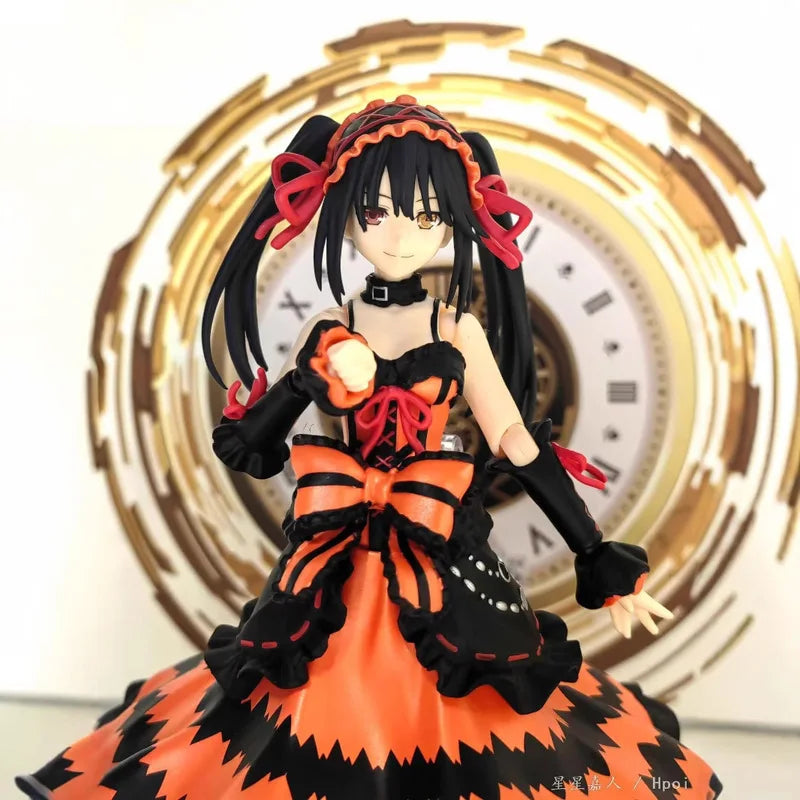 New Figma585 DATE A LIVE Tokisaki Kurumi Action Figure Tide Decoration ACGN Desktop Decoration Birthday Gift