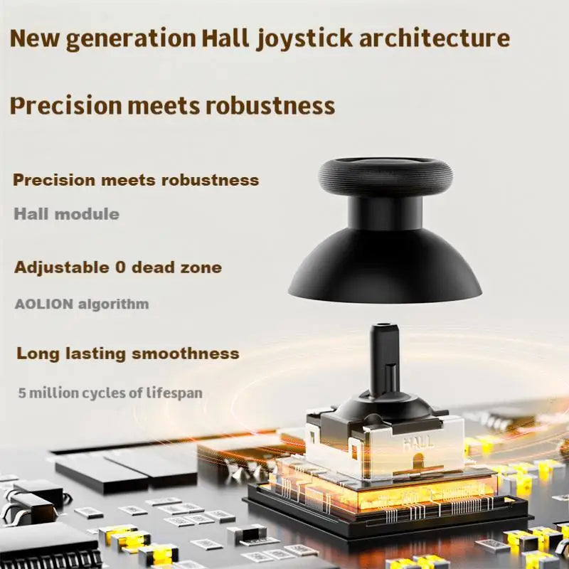 AOLION Wireless Bluetooth Gamepad Controller Hall Joystick for Windows Android mac iOS Nintendo Switch 2/1 Steam Somatosensory