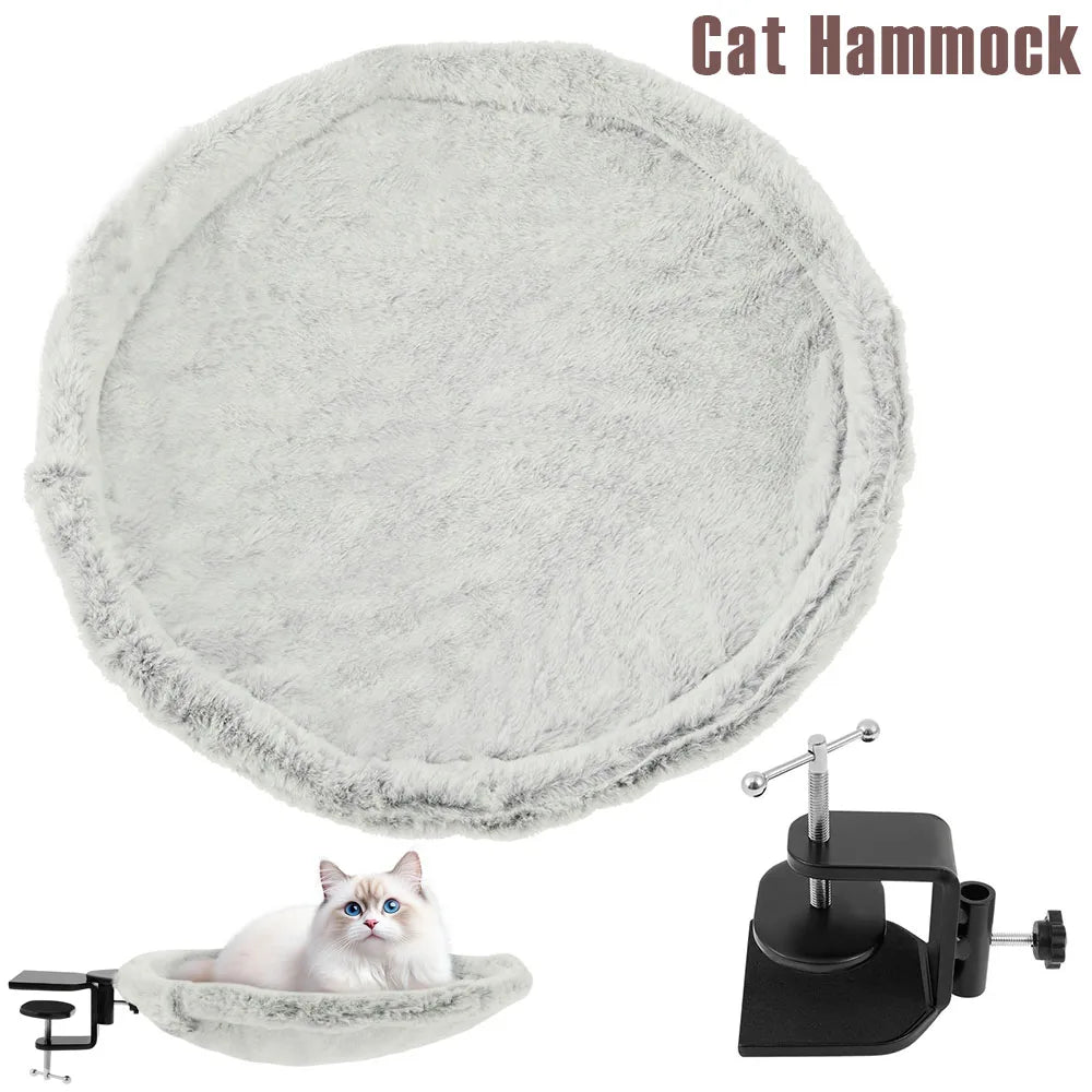 Cat Hammock Felt Pet Nest Bed Soft Comfortable Desk Kitten Hammock Strong Load Capacity Kitten Perch Pet Supplies for Indoor