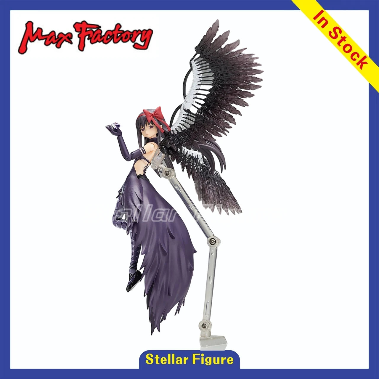 【SF】 in Stock Original Max Factory ANIPLEX+ FigmaSP53 Puella Magi Madoka Magica The Rebellion Akemi Homura Figures Model Anime