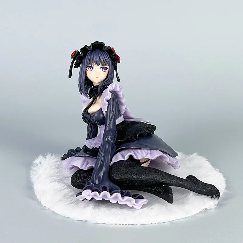 12cm My Dress-Up Darling Anime Figure Black Maid Outfit Kitagawa Marin Action Figure Shizuku Kuroe Figurine Collection Model Toy