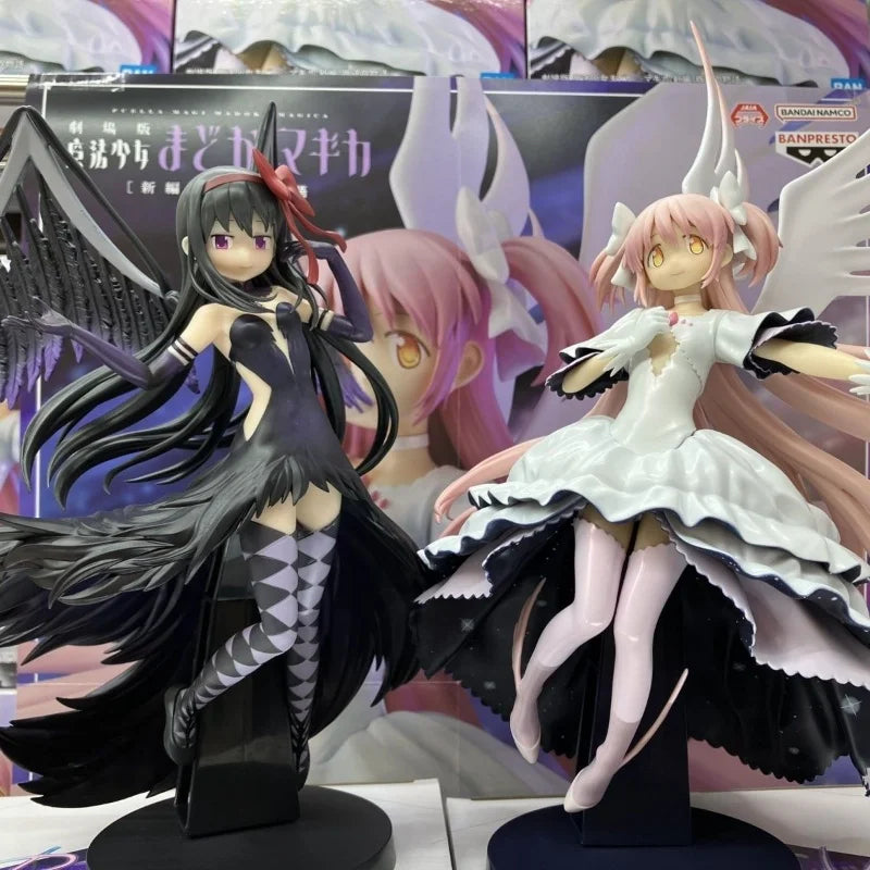 Auf Lager Bandai Ban Presto Madoka Magica Akemi Homura Pvc Action Figur Spielzeug Tabletop Ornament Sammlung Modell Geburtstag Geschenke