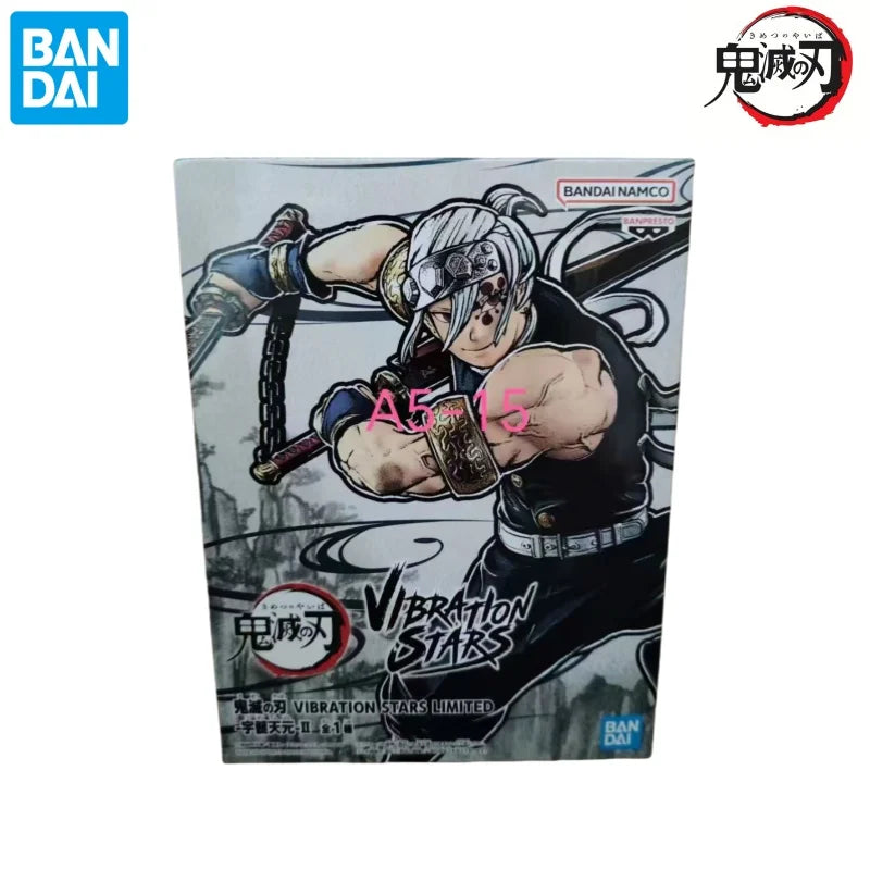 В наличност, кукла Bandai, чисто нова в кутия, Demon Slayer, Vibration Stars Limited, аниме герои Uzui Tengen, гаражен комплект, колекционерска