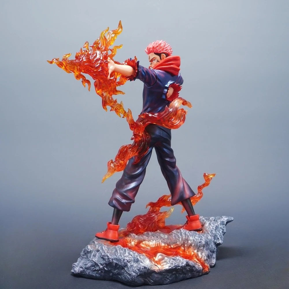 30 cm große Anime-Jujutsu-Kaisen-Figur Ryomen Sukuna Actionfigur PVC-Statue Schreibtischdekoration Sammlermodell Spielzeug Geschenk