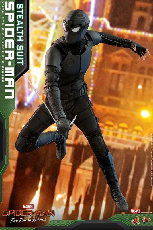 【MT】Hot Toys HT MMS540 MMS541 Marvel 1/6 Men Soldier Spider Man Black Battle Suit Full Set 12inch Action Figure Collectible Toys