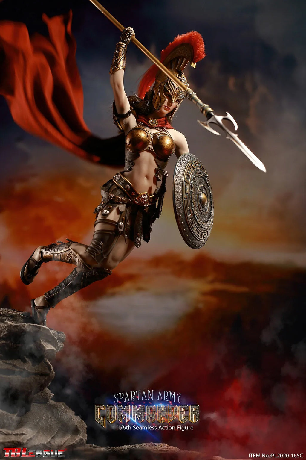 TBLeague PL2020-165 1/6 Female Spartan Army Commander Model Action Figure Collectible Toys for Fans Gifts