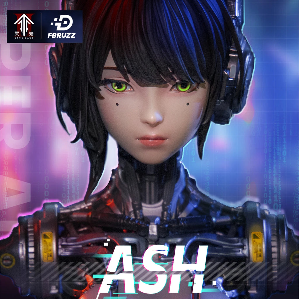 Linglong Ash 1/4 Half-Body Figure Collectible Model, High-Quality Role