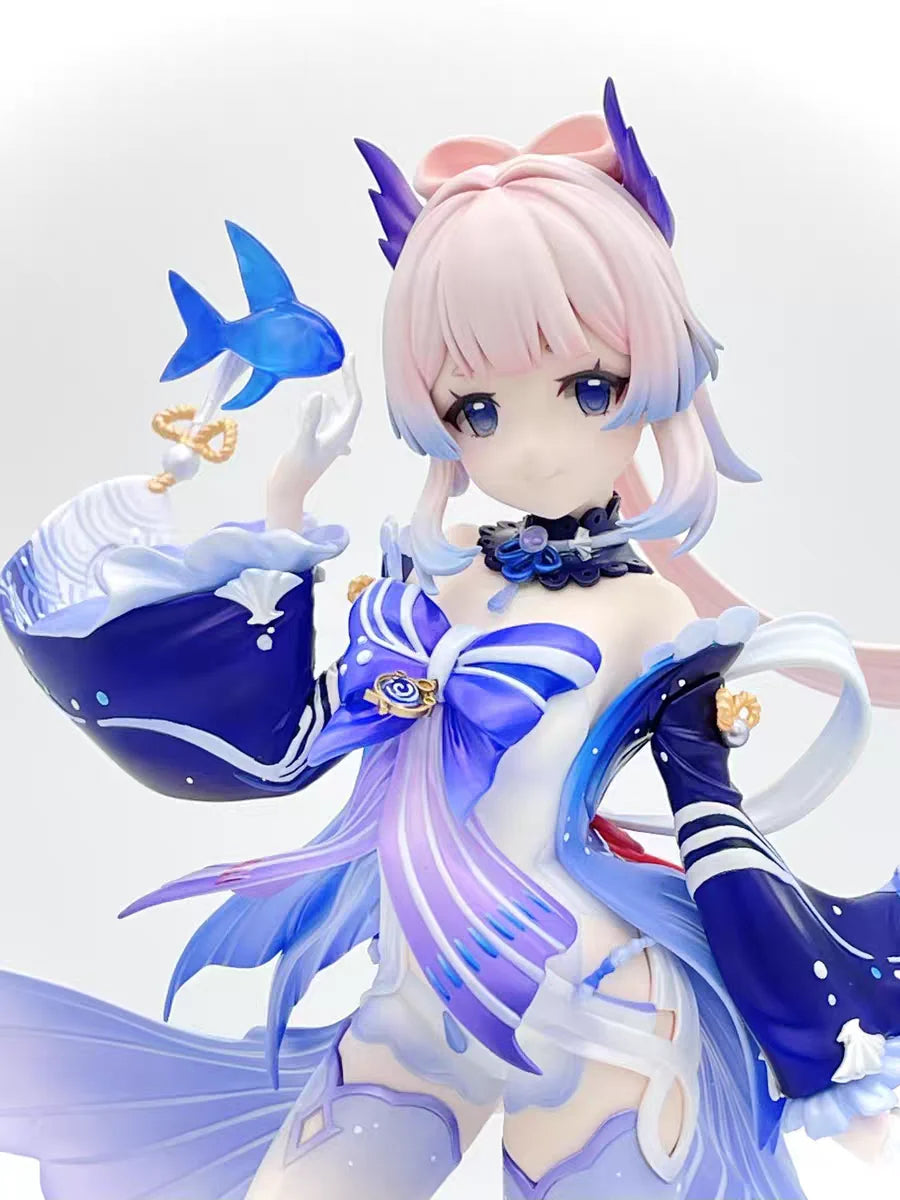 1/8 Anime Sangonomiya Kokomi Genshin Impact Kit kawaii Resin GK DIY White Assembly GK Model Statue Toys doll Collection Gifts