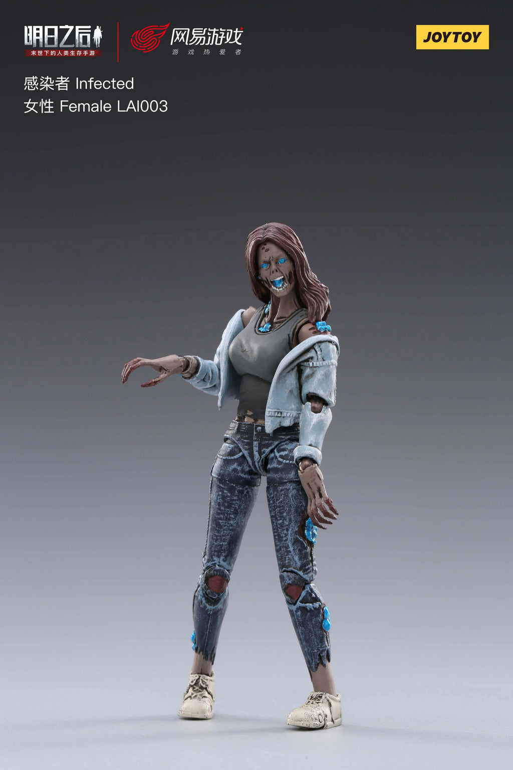 JOYTOY 1/18 Action Figure (5PCS/SET) Life After Infected Person Zombie Anime Collection Military Model Resident Evil