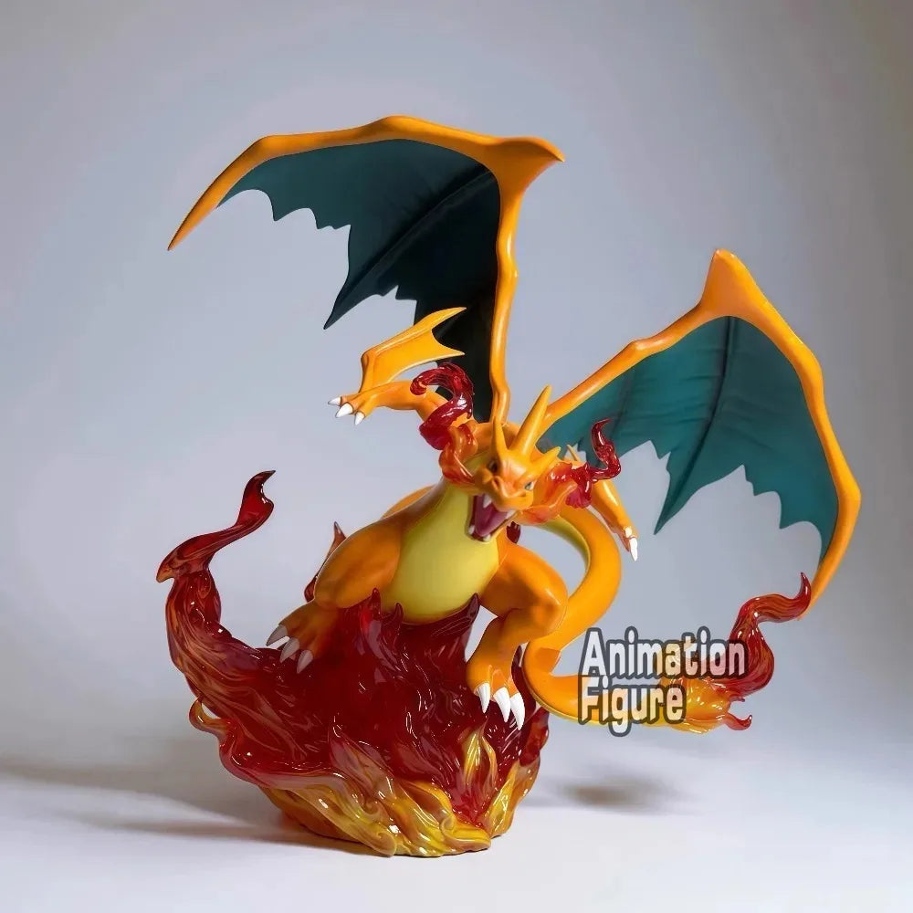 18 см/7,08 инча Аниме Покемон фигурка Чаризард екшън фигурки PVC колекция модели играчки за деца подаръци