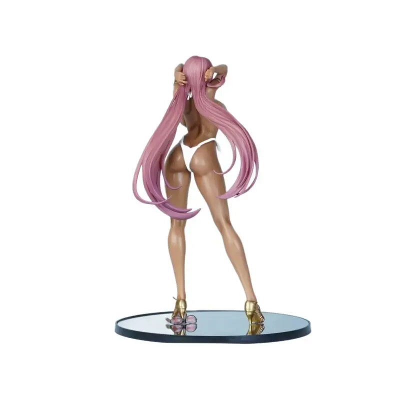 Taimanin Rpgx Ingrid Figure Beach Queen White Swimsuit Model Pvc Statue  Anime Collectible Desktop Pc Case Ornament Adult Gift