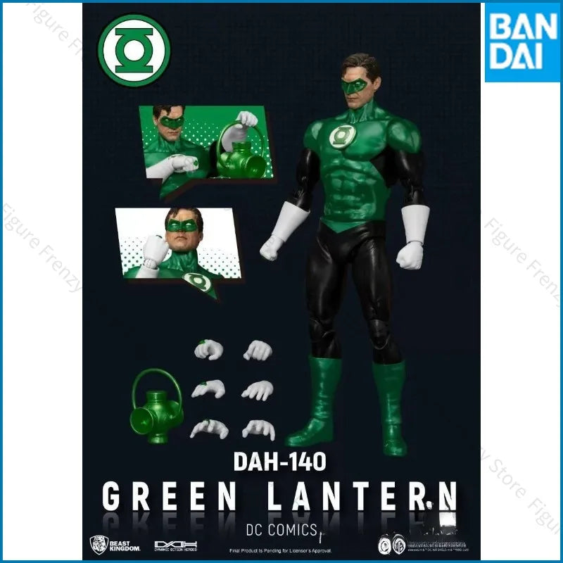 Spot SaleIn Stock Beast Kingdom BEASTKINGDOM DC Comics DAH-140 Green Lantern Action Figure Original Collection Ornament Surprise