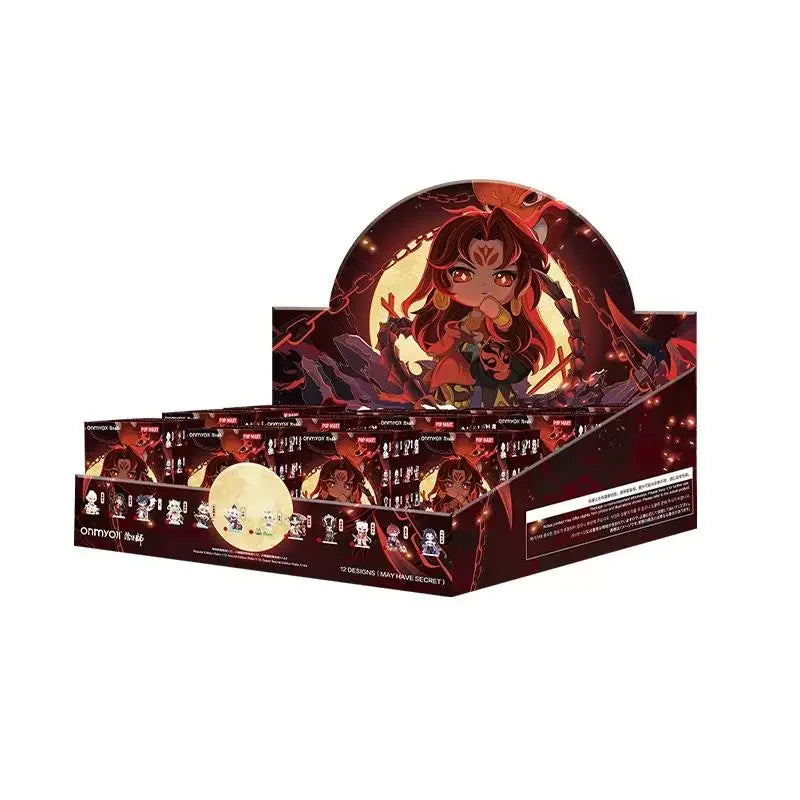 Authentic POPMART Onmyoji Series Blind Box Figure Chic Collector's Item Desktop Accent Premium Present for Onmyoji Devotees
