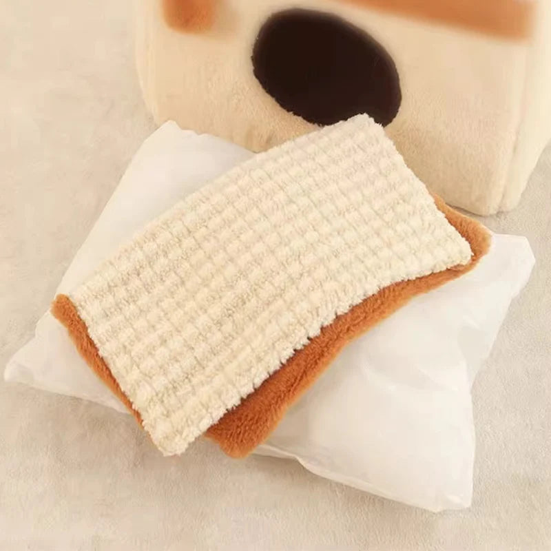 HOOPET Pet Cat House Winter Warm Cave Bed Cat Basket for Small Dogs Soft Cat Mat Kennel Puppy House Deep Sleeping Pet Supplies