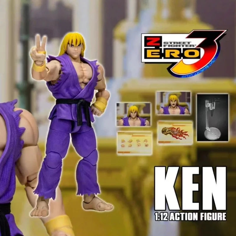 Storm Toys Street Fighter 3 Action Figure 2025 Wf Exhibition Limited Version Original Collection Ryu Ken Pvc Model New Toy Gift