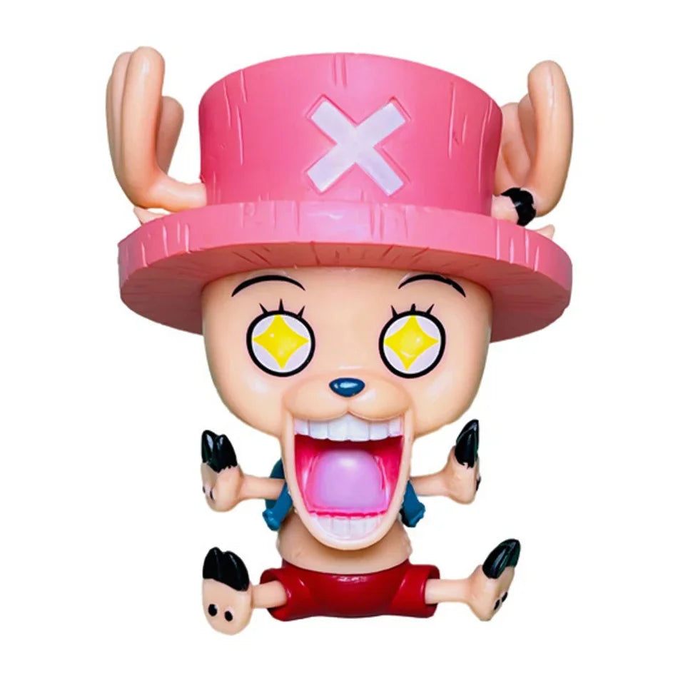 Anime One Piece Figur 17 Styles Zoro Luffy Sanji Ace Robin Nami Frank Usopp Brook Chopper PVC Dekoration Figur Modell Spielzeug Geschenk