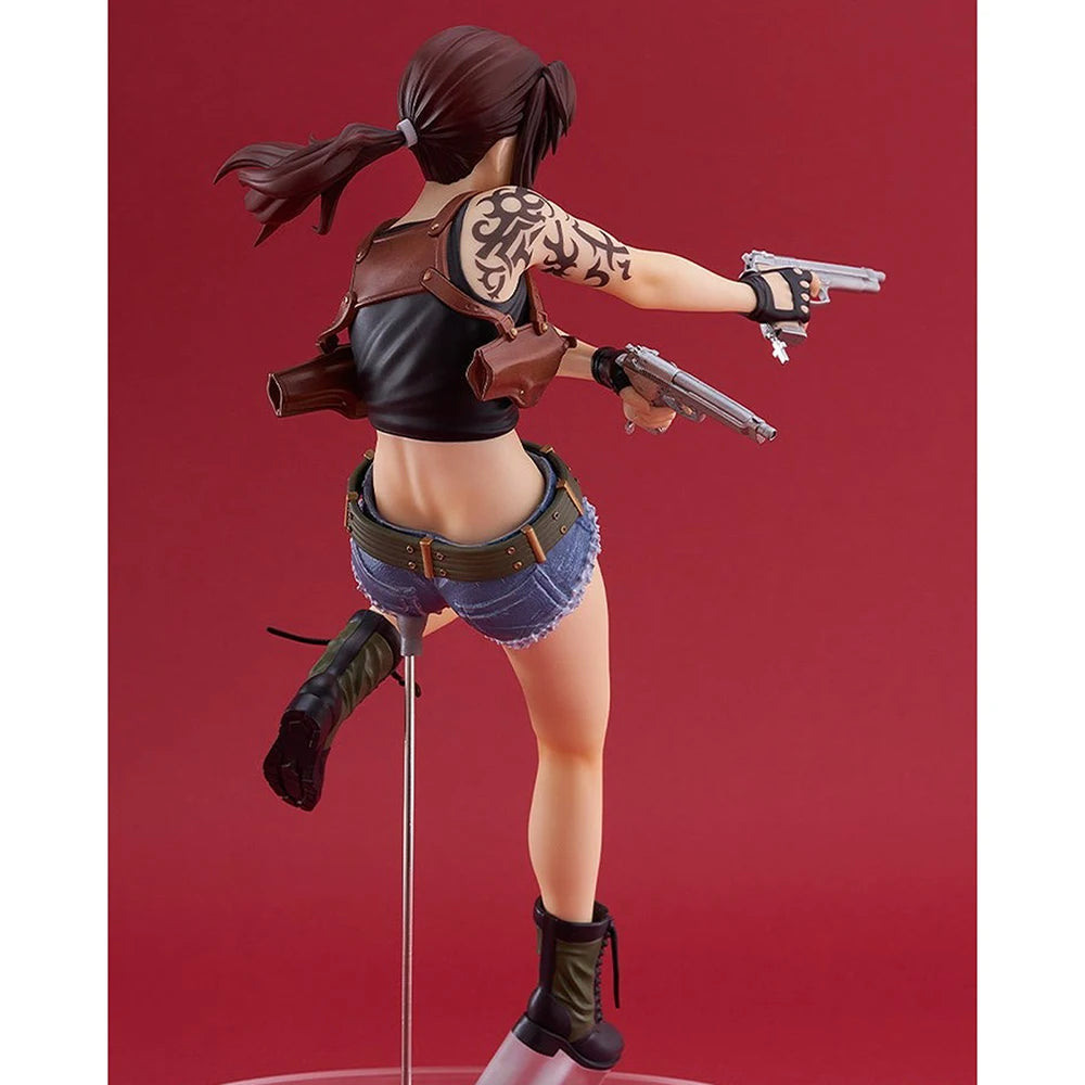 100% Original Good Smile Company Pop Up Parade Black Lagoon Revy L Model Decoration Collection Series Anime Figure