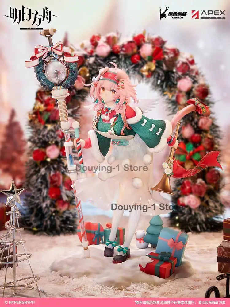 Pre-sale APEX 1/7 Arknights Goldenglow 28cm Christmas night waiter Anime Action Collection Figures Model Toys