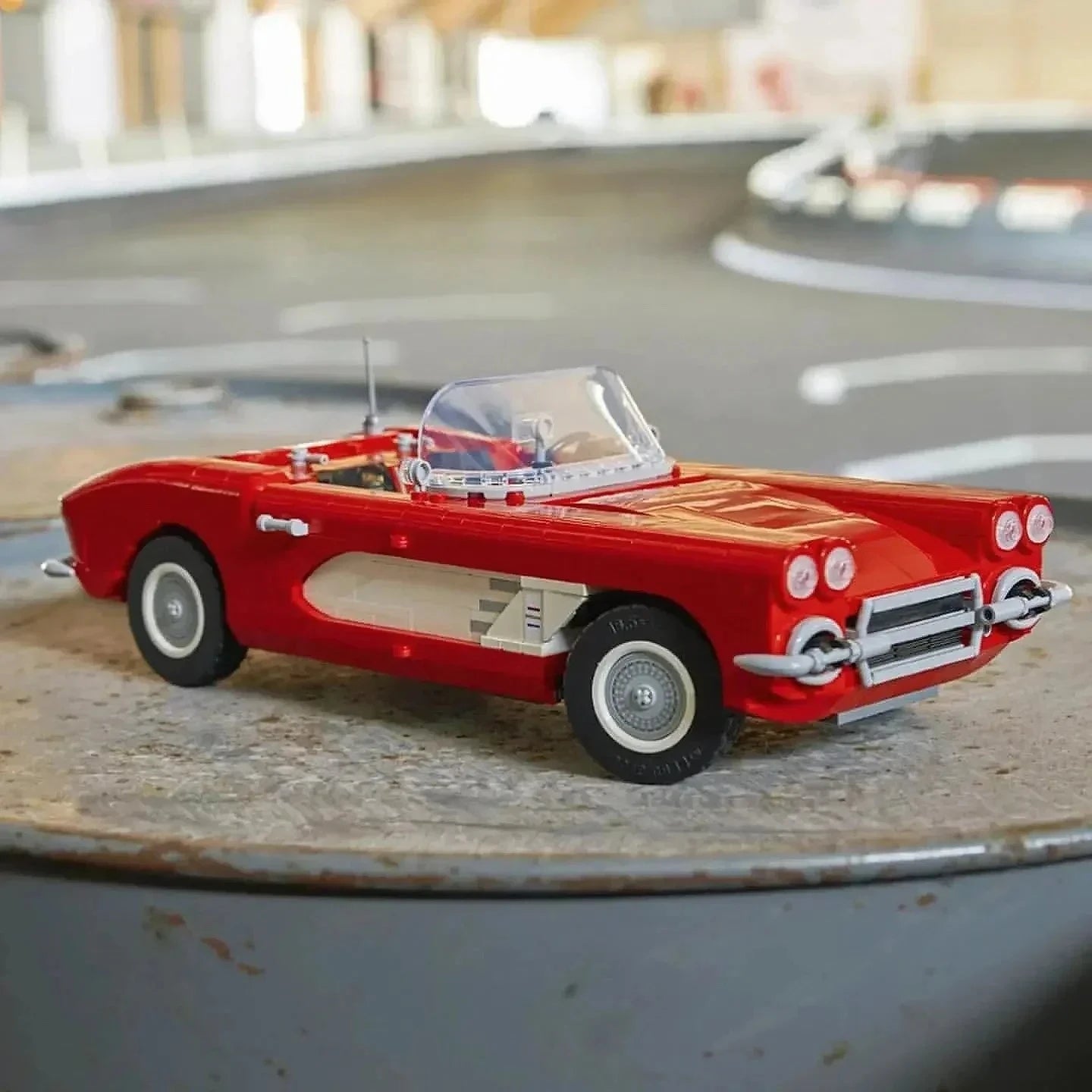 Red Convertible sports car 10321 Building Blocks Sets Suitable For Christmas Gifts Compatible With Legoed Particles