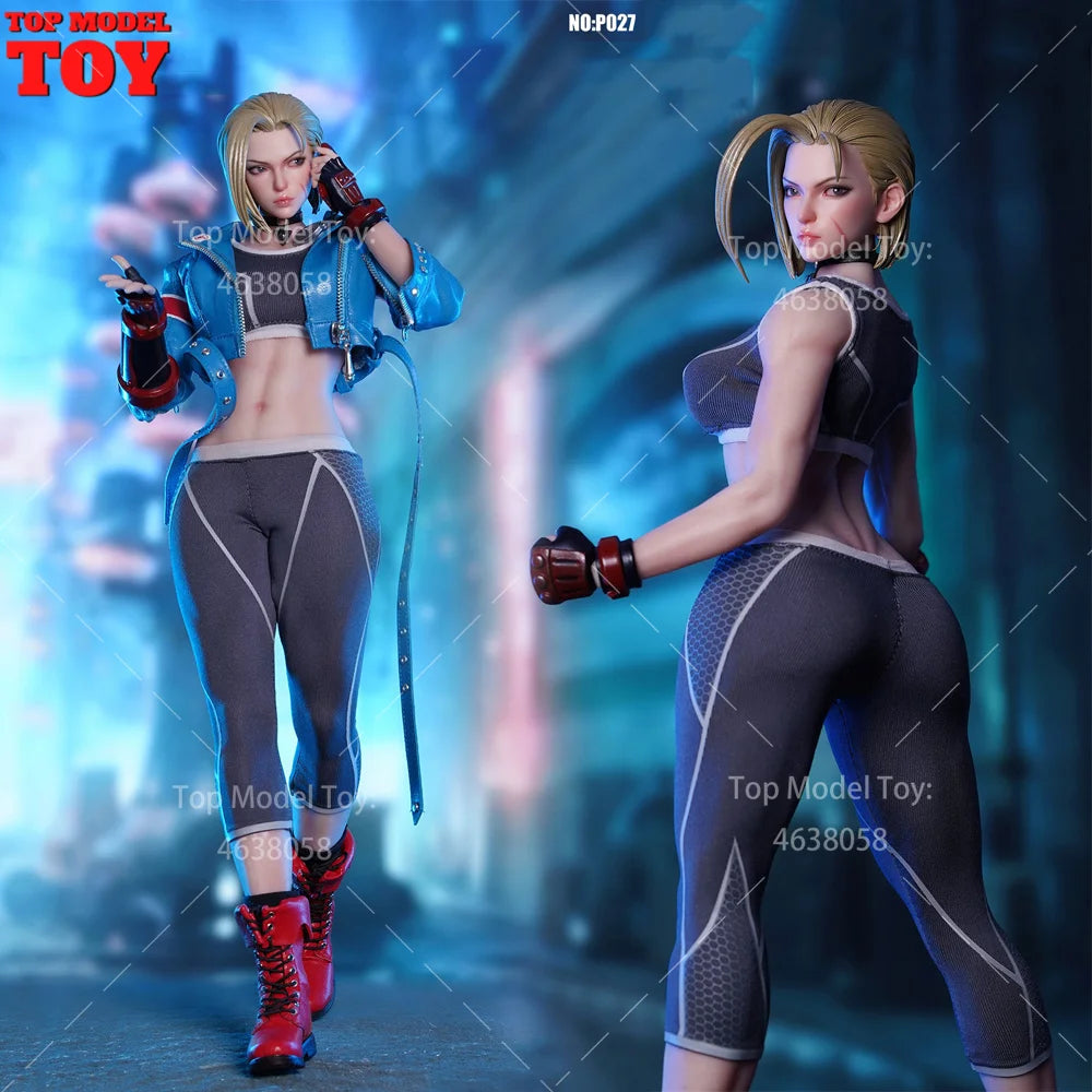 2025 Q3 PLAY TOY P027 1/6 Fightter Female Soldier 12" Action Figure Body Dolls Movable Eye Head Carving Full Set for Collect