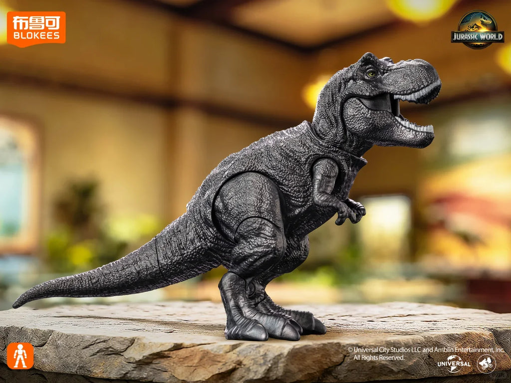 Original Blokees Jurassic World Terraventure Series Vol.1 Blind Box Action Figures Tyrannosaurus Peripheral Collection Boy Gift