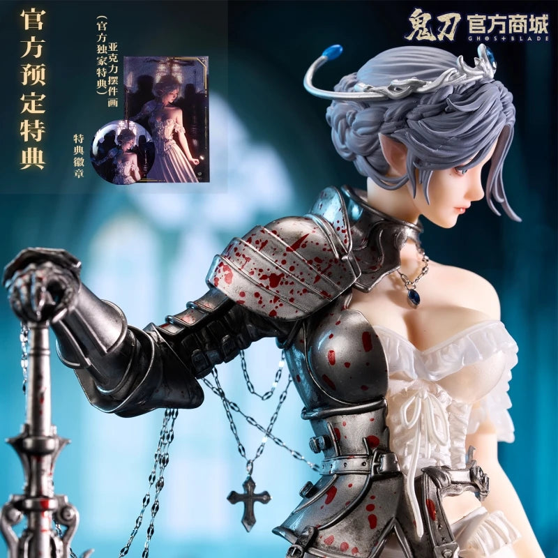 Official Ghost Blade God Of War Hai Qinyan 1/6 Scale 30cm Action Figure Desktop Decoration Genuine Collect Model Birthday Gift