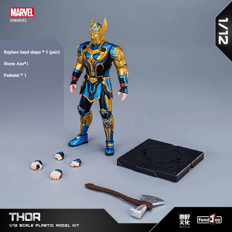 Original Fondjoy Marvel Figuren Hulk Thanos Captain America Spider-Man Thor Iron Man Cool Boy Spielzeug Custom Modelle Puppen Kinder Geschenke