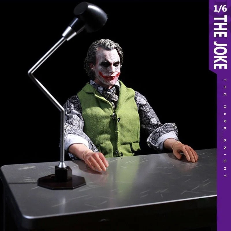 HC Hot Toys Real Clothes Joker Figure The Comedian Play Arts The Dark Knight 1/6 Articulated Joints Collectible Model Toy 30CM