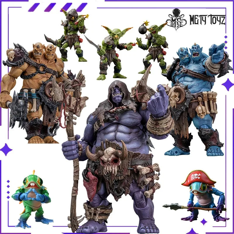 The All-new MetyToys Original Limited Edition Skull RollerOgrus Ogre Warrior Mobile Orc Model Toy Figurine GiftCollect Ornaments