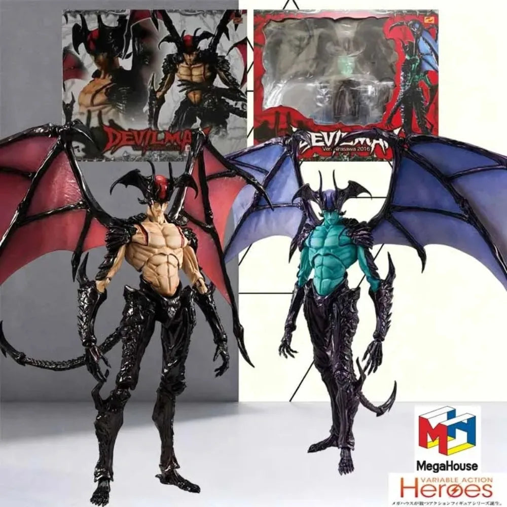 18cm Devilman Inspired Movable Action Figure - Variable Action Heroes Style Collectible Doll with Fist Parts Anime Fan Gift
